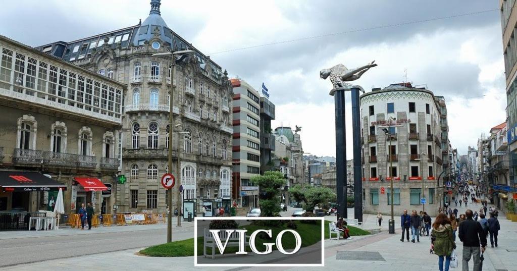 Apartamento Vacacional En Playa Del Vao - Corujo Vigo Luaran gambar